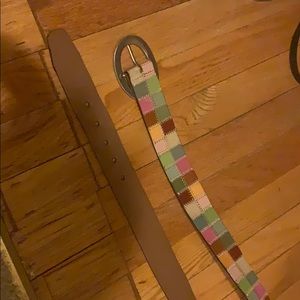 Fossil patchwork belt